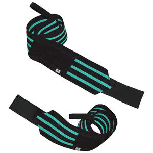 Envolturas de soporte de muñeca de bajo precio superventas antideslizante para cierre de Velcro logotipo personalizado transpirable gimnasio entrenamiento Fitness seguridad - Product Image 2