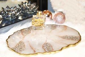 ถาดเรซิ่นตกแต่งหลากสี รูปทรงกลม ของตกแต่งบ้าน ถาดเรซิ่นคุณภาพสูง - Product Image 3