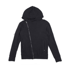 Classic Manufacturers Fitness Longline Stylish <b>Mens</b> <b>Black</b> <b>Men</b> Zip <b>Hoodie</b> - Product Image 1