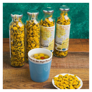 Thé à la camomille Pure Flower Daisy: la meilleure camomille de marguerite du Vietnam, séchée naturellement pour un thé tendance, des moments de thé relaxants - Product Image 3