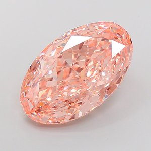 Diamante Ovalado de 15.11ct VVS2 Rosa Intenso de Laboratorio - Product Image 1
