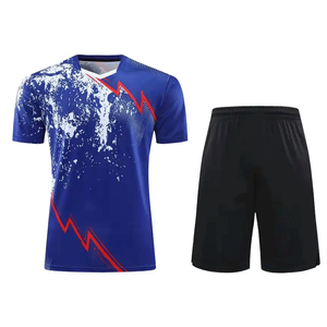 Nouvel arrivage d'uniforme de tennis à la mode Vêtements de badminton Maillot de tennis respirant avec logo personnalisé Uniforme de badminton de haute qualité - Product Image 1