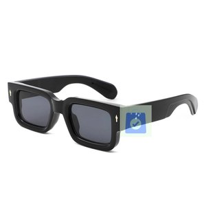 Lunettes de soleil rétro en acétate épais, monture carrée surdimensionnée, style vintage, bord épais, unisexe, lunettes de soleil tendance - Product Image 1