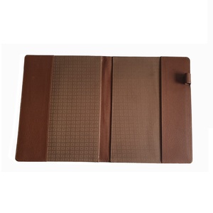 Couverture d'agenda en cuir véritable de qualité supérieure de taille A4 Couverture d'agenda personnalisable de couleur marron - Product Image 5
