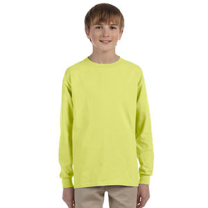 Camiseta de Manga Larga de Algodón para Niños con Cuello Redondo y Estampado |   Tela de Punto de 220 GSM, Marca Personalizada, Ropa Urbana Ecológica - Product Image 5