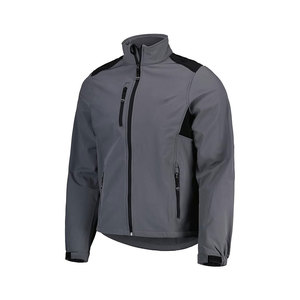 Nouvelle veste softshell personnalisée design automne hiver vêtements de travail pour hommes veste softshell zippée et imperméable au vent pour la randonnée - Product Image 4