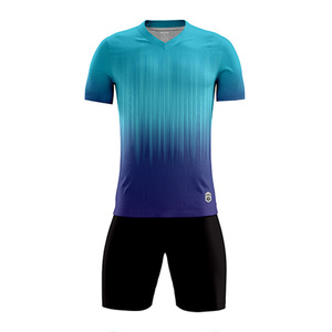 Fit tissu sec étincelle pas cher équipe chemise ensemble lettre et numéro impression maillot de football Machine pas cher respirant maillot de football - Product Image 3