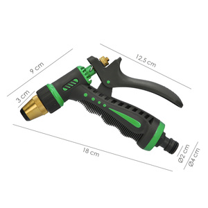 Pistola per Irrigazione Regolabile in Metallo con Tubo Flessibile - Product Image 2