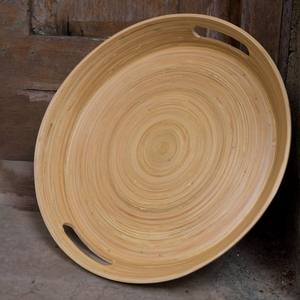 ถาดไม้ไผ่แบบขดสำหรับเสิร์ฟผลไม้ธรรมชาติถาดทำด้วยมือผลิตโดยโรงงานชั้นนำของเวียดนาม - Product Image 2