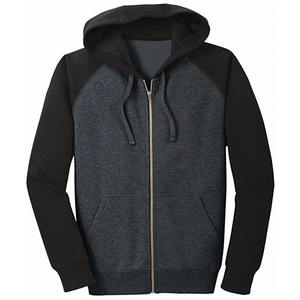 Vente chaude personnalisé sans cordon Zip-Up 100% coton solide surdimensionné polaire Zip Fit Boxy Hoodie haute qualité hommes Hoodies - Product Image 1