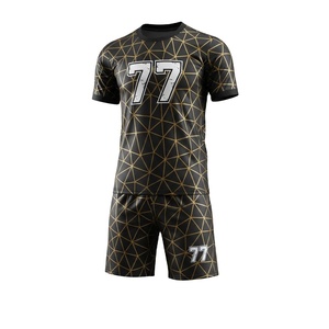 Tenues de football personnalisées pour hommes, vert foncé, orange, motif quadrillé, effet vieilli, maillot à manches courtes, kit respirant, sport 88 - Product Image 2