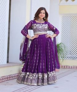 Rajasthani Baby Lahenga Choli con trabajo de espejo y bordado de lentejuelas pesadas para niñas traje de fiesta de boda festivo - Product Image 5