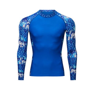 Camiseta de Protección Solar de Manga Larga para Hombre, Traje de Baño de una Pieza para Natación y Surf - Product Image 3