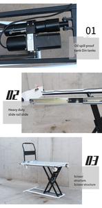 Plataforma Elevatória Elétrica Industrial Tipo Tesoura para Carga, Carrinho Plataforma e Caminhão Plataforma para Van - Product Image 3