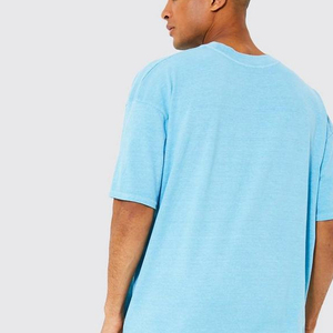 Meilleures ventes, ensemble short 2 pièces d'été décontracté avec logo personnalisé, ensembles courts surdimensionnés pour hommes avec broderie - Product Image 4