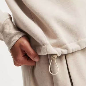 <b>Women's</b> Casual Loose Fit Lightweight <b>Quarter</b>-<b>Zip</b> Pullover Sweatshirt Breathable Streetwear Outerwear Front Logo Winter High - Product Image 4