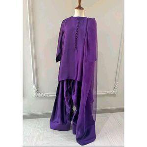 Vestidos Farshi Elegantes, Tradicionales y Festivos, Diseño Sencillo, Tela de Chifón, Cuello Redondo, Manga Larga, para Madres de Novias - Online - Product Image 2