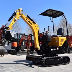 전지형 미니 굴삭기 0.8톤 3톤 EPA 엔진 농장용 소형 굴삭기 광폭 트랙 설계 - Product Image 3