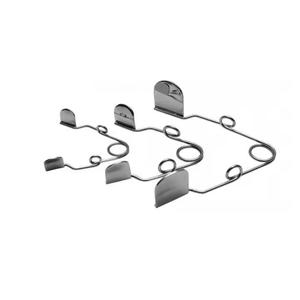 ENTAVEX AS-721 Veterinary Surgical Instrument Set CE Certified 1 <b>Frame</b> (18x27cm) 2 Vulsellum Forceps (24cm) 8 Instruments - Product Image 2