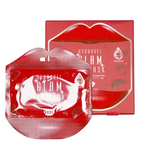 Beauugreen Hydrogel Glam Lip Mask Rose(Pouch) - Korea Cosmetic - Lips Shiny Rich Nutrition Moisturizer Lightening Anti-Wrinkle