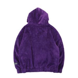 Custom Logo Heavyweight <b>Men's</b> Winter Sherpa <b>Thermal</b> Hoodies Breathable Quick Dry 100% Cotton Wholesale - Product Image 3