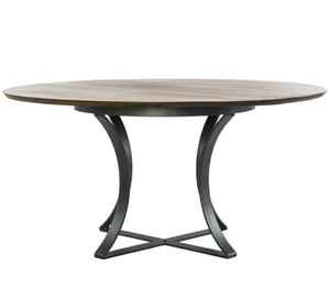 Modern Round Polished Iron and Engineered Wood Adjustable Nesting Coffee <b>Table</b> for Living Room Drawing Room <b>Balcony</b> - Product Image 1
