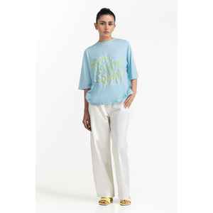 Camiseta de Punto Bordada Azul Cielo 231-213-025 - Product Image 6