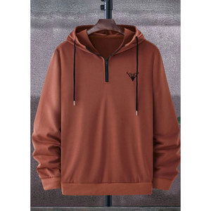 Sweat à capuche thermique personnalisé pour hommes, vente en gros, mode décontractée, pull à capuche, hiver, chaud, en coton molletonné, streetwear pour hommes - Product Image 1