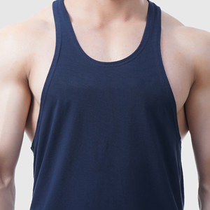 En gros Personnalisé XL Fitness Respirant Coton Bambou Séchage Rapide Tricoté Débardeur Joggers Hommes Casual Gym Singlet Offre Spéciale Sports - Product Image 6