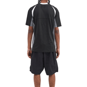 T-shirts pour hommes Salati teints en pièce, décontractés, broderie usée, coton, impression sérigraphique, t-shirt surdimensionné, délavé au soleil, lavage à l'acide - Product Image 3