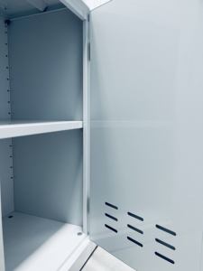 خزانة كيميائية للمختبرات من هوايدي، خزانة للأدوية للمدارس والمختبرات، خزانة تخزين معدنية طويلة - Product Image 5