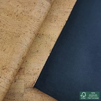 Revêtement en cuir synthétique PU résistant à l'étirement, tissu en liège supérieur Tabac, pour sièges de voiture, doublure de meubles, bagages, respectueux de l'environnement