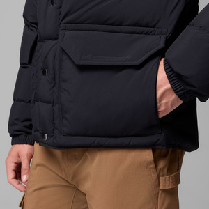 Chaqueta Acolchada de Alta Calidad, Color Sólido, Ecológica, Resistente al Viento, Transpirable, de Talla Grande para Hombre, Ropa Casual de Invierno, Estilo Moderno - Product Image 3