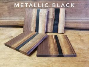 Durable and Stylish Eco-Friendly Resin Wood Coaster Set with 100mm Diameter for Hotel Restaurant Commercial Use - Product Image 6