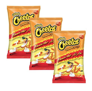 Cheetos Puffs ซอสมะเขือเทศ | ขายส่ง Cheetos สีแดง Flaming ร้อน85กรัม