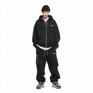 Pantalones Deportivos de Estilo Urbano con Cierre, Personalizados, Vintage, Transpirables, con Bordado, Logotipo Bordado Desgastado, Corte Regular, Resistentes al Viento - Product Image 5