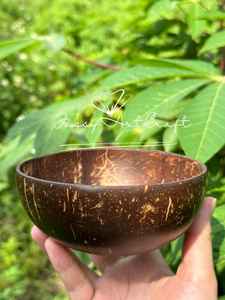 Ensemble de vaisselle en coquille de noix de coco artisanale, écologique, durable, réutilisable, anti-fuite, pour salade, riz, smoothie, usage alimentaire - Product Image 2