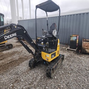 Excavatrice sur chenilles John Deeree 17G avec moteur Laidong et pompe hydraulique haute efficacité pour l'agriculture et l'aménagement paysager - Product Image 3