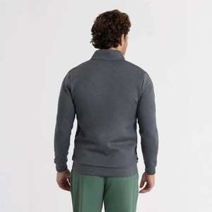 เสื้อกอล์ฟผู้ชายป้องกันรังสียูวี แห้งเร็ว คอซิป 1/4  แบบสวม  ลำลอง  สำหรับเล่นกีฬา  สามารถสั่งทำได้ - Product Image 2
