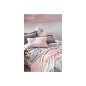 Cotton Box Model <b>Double</b> <b>Duvet</b> <b>Cover</b> Set Leron <b>Grey</b> with Geometric Pattern for Home Use - Product Image 2