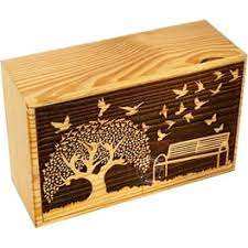 Urnas de madera modernas hechas a mano de alta calidad, urnas de cremación de madera para adultos masculinos y femeninos, urnas decorativas - Product Image 4