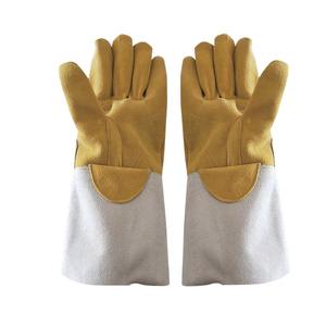 Meilleures ventes de gants de soudage en cuir de service OEM avec respirabilité et prise en main Gants de soudage antidérapants résistants à la chaleur - Product Image 5
