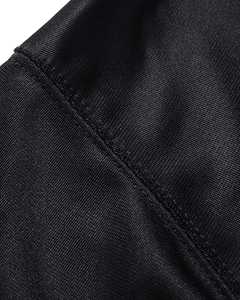 Maillot de sport pour homme, noir, col en V, manches courtes, respirant, haut athlétique, impression de grand nombre, uniforme d'équipe personnalisé - Product Image 6