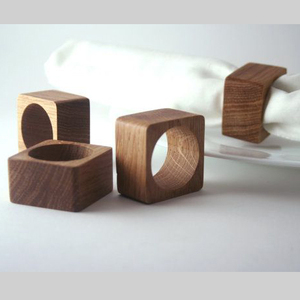 Top qualité impressionnante bois de manguier peint à la main moderne luxe porte-anneau de serviette forme Unique marron personnaliser fini décor à la maison - Product Image 3