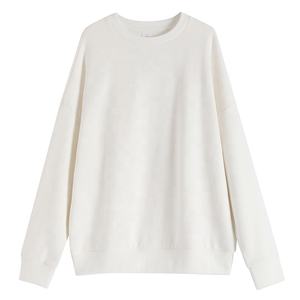 Alta calidad 380gsm 100% algodón de gran tamaño gota hombro Unisex sudadera en blanco para hombres mujeres Ventas de Fábrica Impresión de logotipo personalizado - Product Image 3