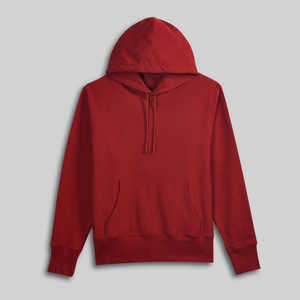 Sweat à capuche surdimensionné vierge personnalisé de gros pullover de rue en polaire lourde - Product Image 3