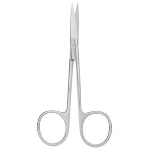 Delicate Scissors Curved & Straight Blades Stainless Steel 120mm Size best quality in <b>cheap</b> price supplier from Pakistan - Product Image 1