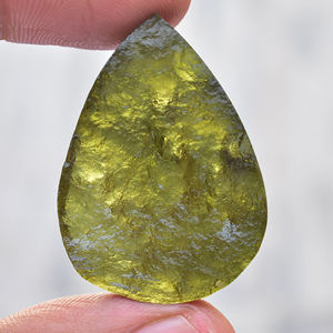 Moldavite-cabujones de cristal Natural para mujer, cabujones de piedras preciosas sueltas de moldavita Natural, colgante de moldavita, venta al por mayor - Product Image 3