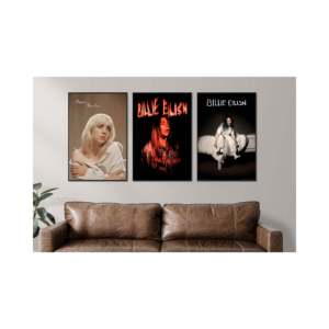 Billie Eilish <b>Poster</b> Set Favorites/Album Covers Modern Design Style Paper Material for Wall Use - Product Image 3