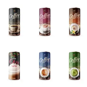 Instant Coffee Drinks - Wholesale|Private Label - Manufacturer Beverages From Vietnam In 250ml Can - Free Sample - Free Design